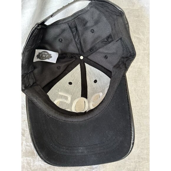 🌵4/$25 Las Vegas, Nevada 1905 Hat Cap Snap Back Black Baseball Faux Leather - Picture 7 of 7
